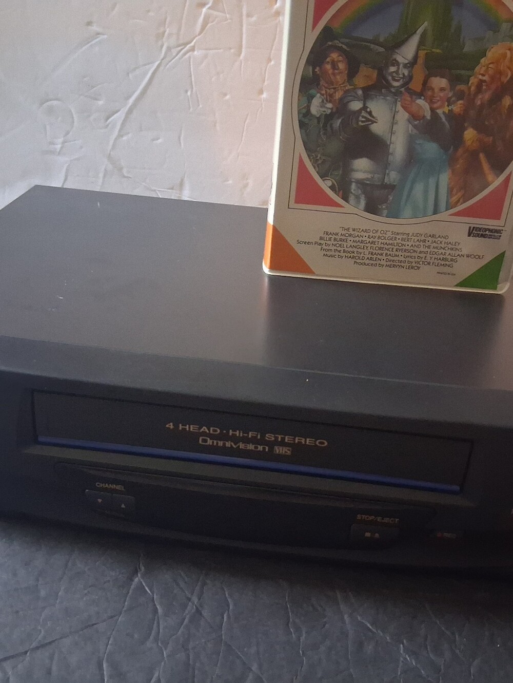 Panasonic Blue Line VCR PV-V4520 4-Head Hi-Fi Tested Working (No Remote)